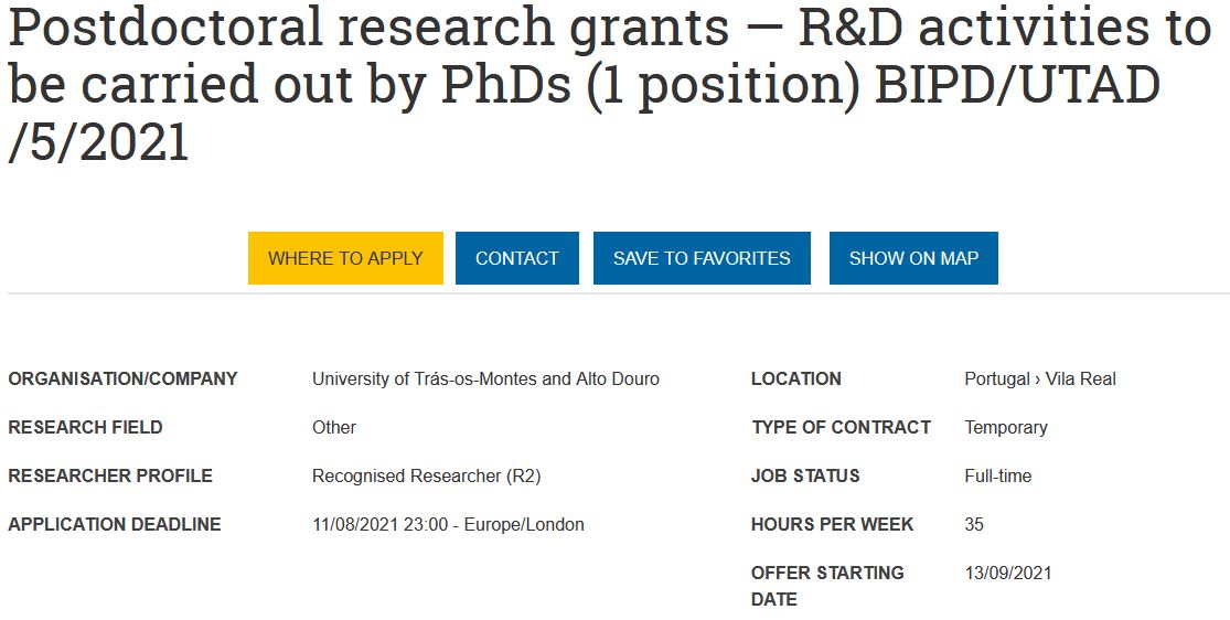 Job offer - Postdoctoral position in social sciences